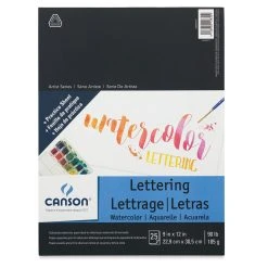 Canson Lettering Pads 8 Canson Lettering Pads -DRAWING SUPPLIES shop 09634 1001 M 4ww