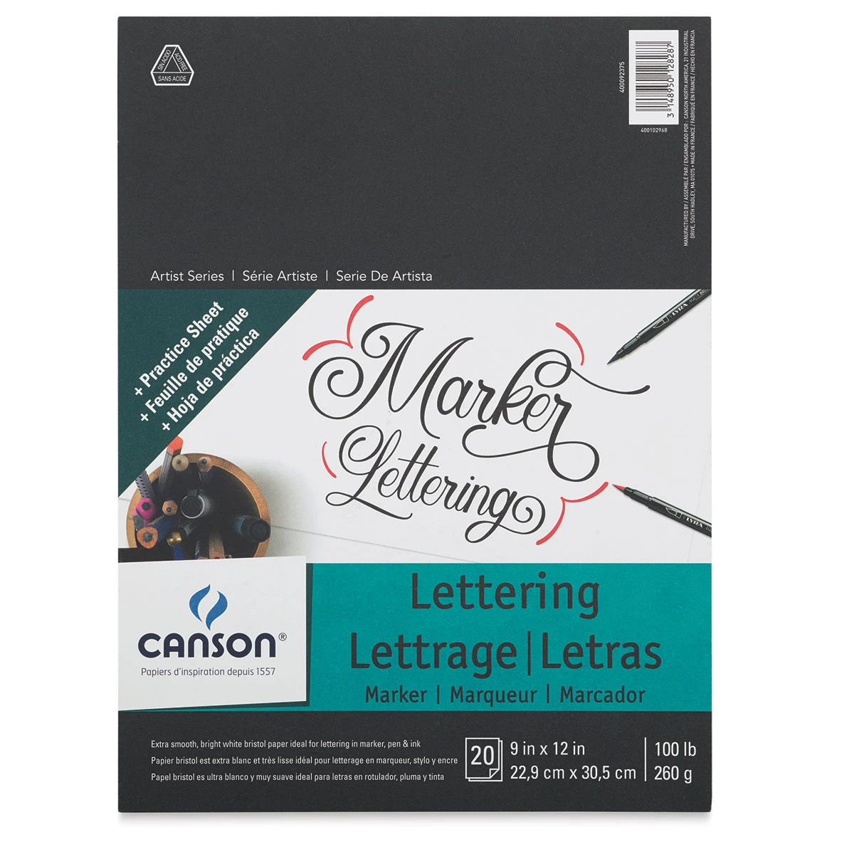Canson Lettering Pads 3 Canson Lettering Pads