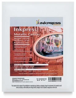 Inkpress Metallic Canvas