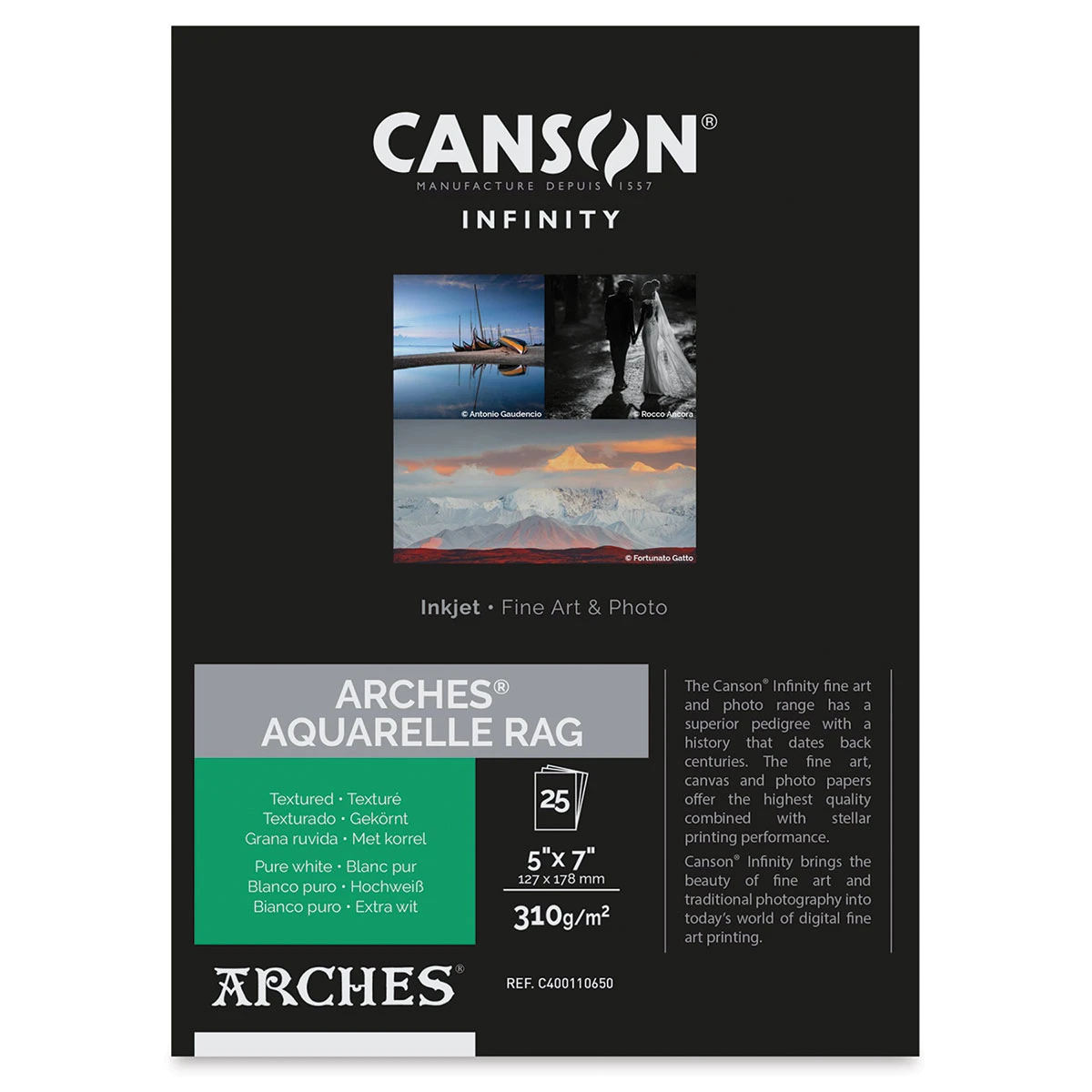 Canson Infinity Arches Aquarelle Rag Inkjet Paper 3 Canson Infinity Arches Aquarelle Rag Inkjet Paper
