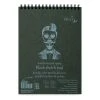 SMLT Art Black Wirebound Sketch Pads -DRAWING SUPPLIES shop 10698 1108 M 4ww