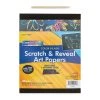 Now You See It Scratch And Reveal Art Paper Packs -DRAWING SUPPLIES shop 13550 1005 2 4ww