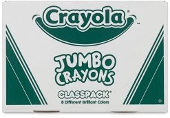 Crayola Jumbo Crayons Classpack -DRAWING SUPPLIES shop 20113 1001 3 3ww l