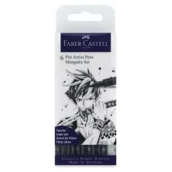 Faber-Castell FaberCastell Pitt Artist Pens Manga Sets -DRAWING SUPPLIES shop 20759 1359 M 4ww