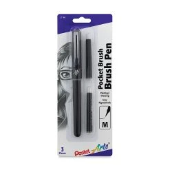 Pentel Pocket Brush Pen -DRAWING SUPPLIES shop 21894 1003 M 4ww