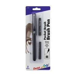 Pentel Pocket Brush Pen -DRAWING SUPPLIES shop 21894 8082 M 4ww