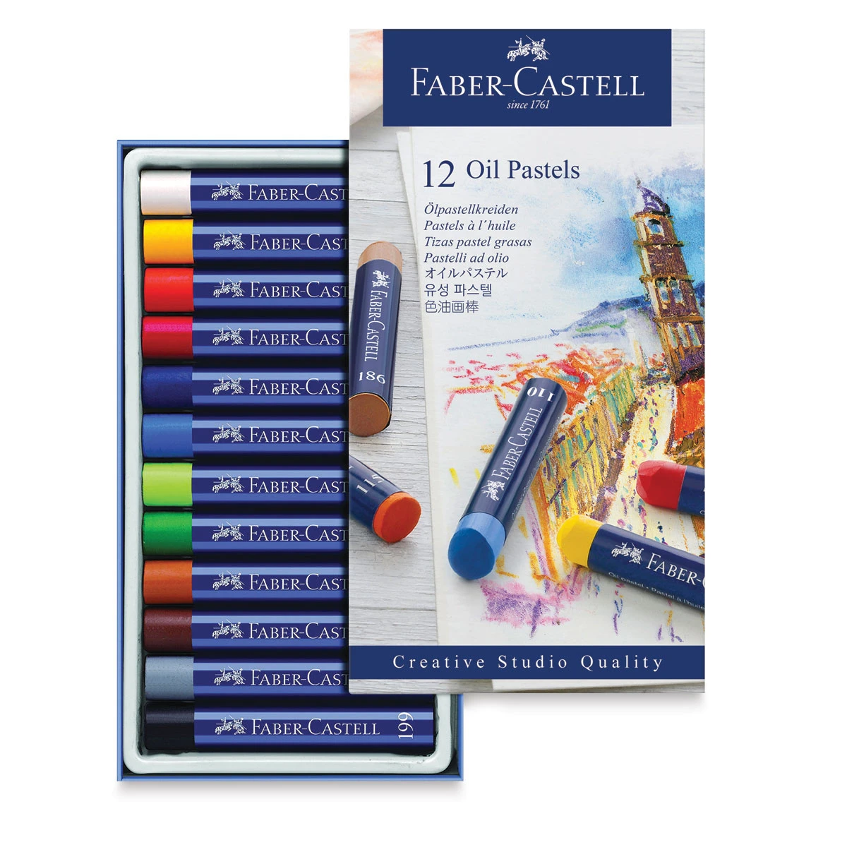 Faber-Castell FaberCastell Goldfaber Studio Oil Pastel Sets 3 Faber-Castell FaberCastell Goldfaber Studio Oil Pastel Sets