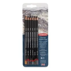 Derwent Tinted Charcoal Pencils