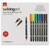 Kingart Dual Tip Brush Pen Sets -DRAWING SUPPLIES shop 24576 1249 M 4ww