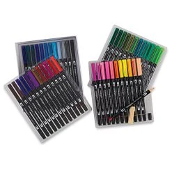 Kingart Dual Tip Brush Pen Sets -DRAWING SUPPLIES shop 24576 1489 1 4ww