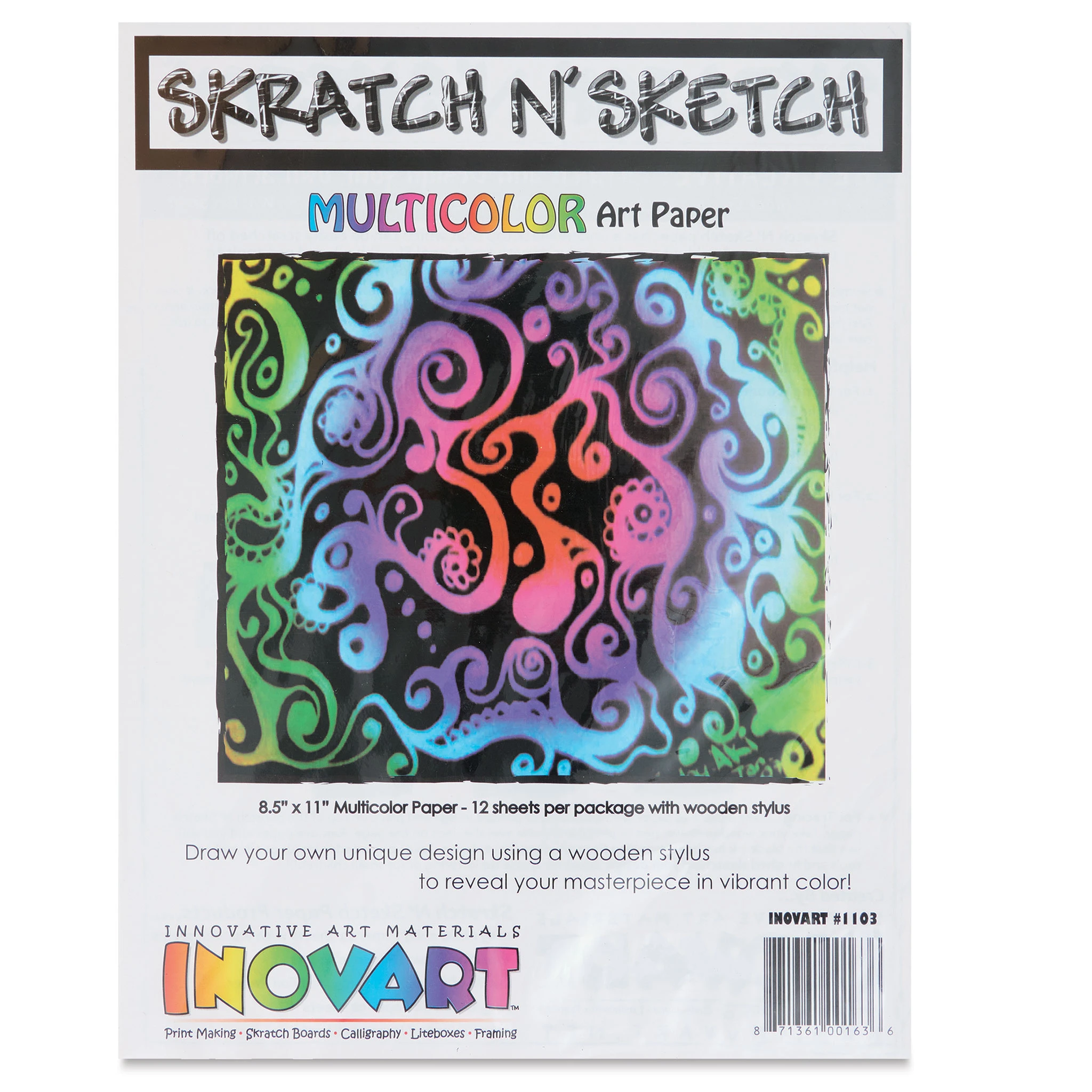 Inovart Skratch N Sketch Scratch Paper 3 Inovart Skratch N Sketch Scratch Paper
