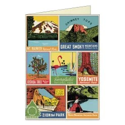 Cavallini National Parks Boxed Note Cards -DRAWING SUPPLIES shop 75385 1003 4 4ww