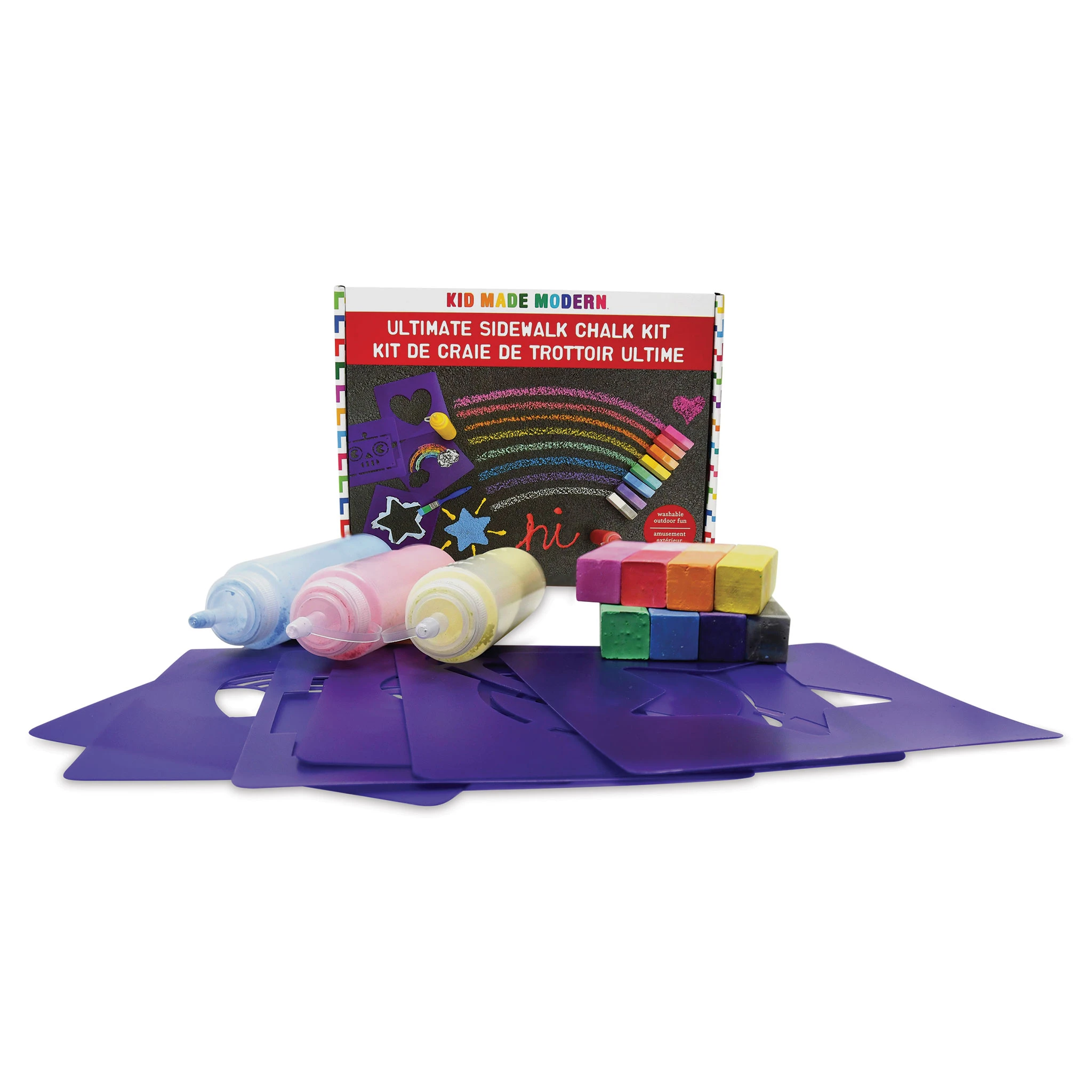 Kid Made Modern Ultimate Sidewalk Chalk Kit 3 Kid Made Modern Ultimate Sidewalk Chalk Kit