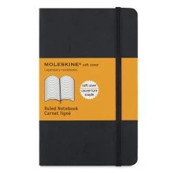 Moleskine Classic Soft Cover Notebooks -DRAWING SUPPLIES shop 76654 2010 4ww