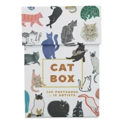 Chronicle Books Cat Box Postcard Set
