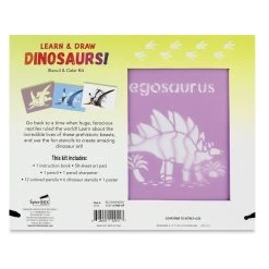 Spicebox Imagine It Dinosaurs Stencil And Color Kit -DRAWING SUPPLIES shop 81660 1001 2 4ww