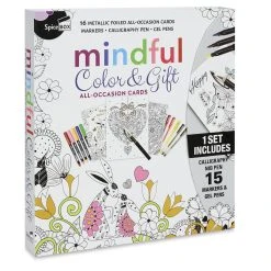 Spicebox Sketch Plus Mindful Color & Gift Greeting Cards Kit