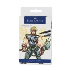 Faber-Castell FaberCastell Pitt Artist Pen Comic Sets -DRAWING SUPPLIES shop 82203 1009 M 4ww