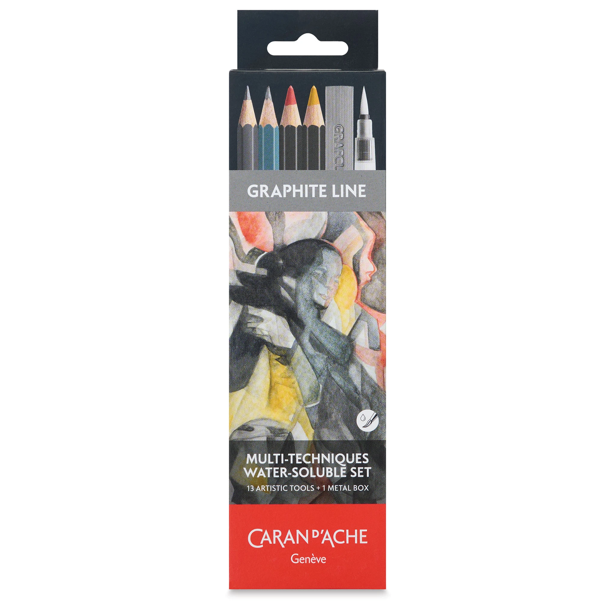 Caran D'Ache Caran DAche Graphite Line MultiTechniques WaterSoluble Set 4 Caran D'Ache Caran DAche Graphite Line MultiTechniques WaterSoluble Set - Image 2