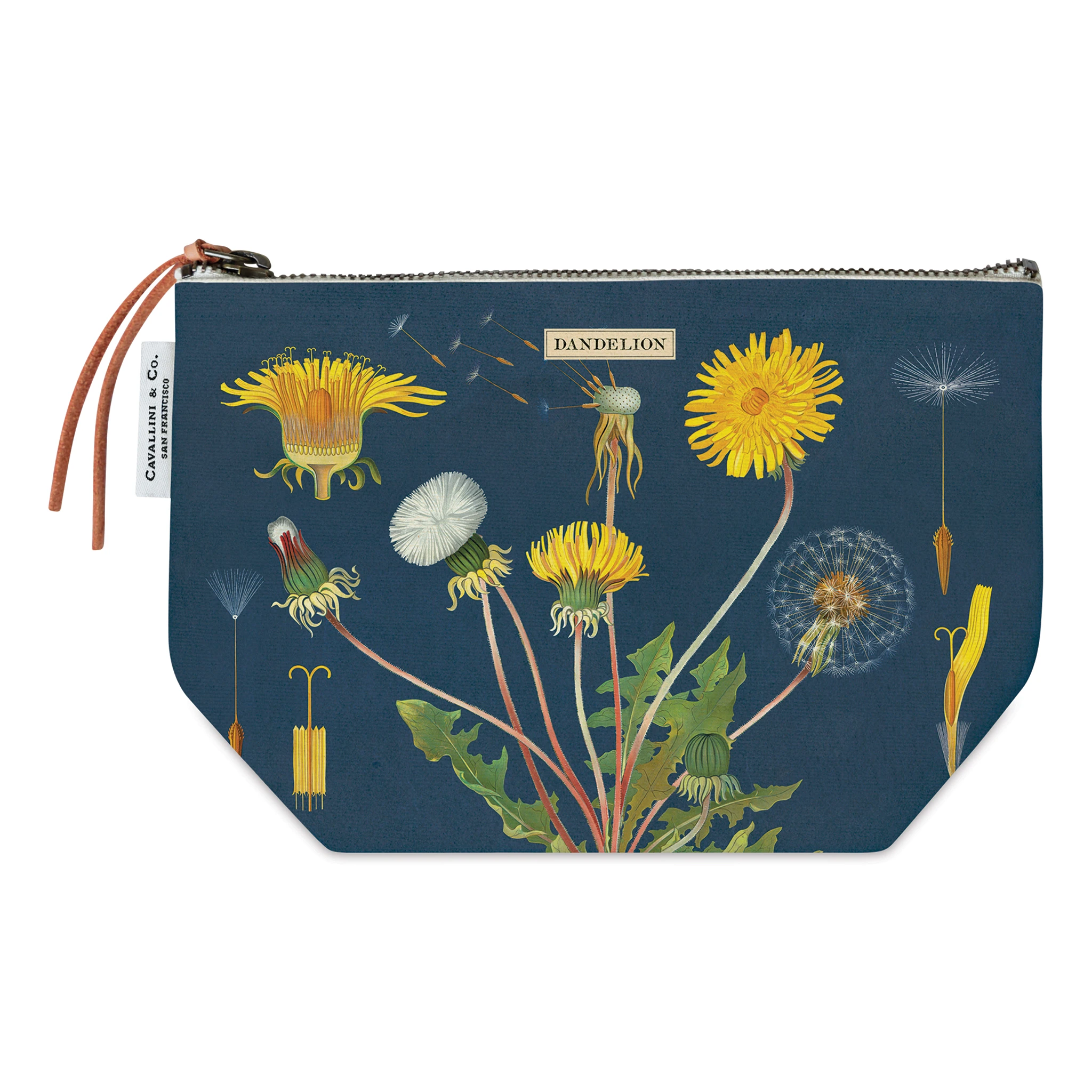 Cavallini Dandelion Cotton Pouch 3 Cavallini Dandelion Cotton Pouch