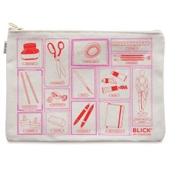 Blick Flat Zip Pouches By Maptote