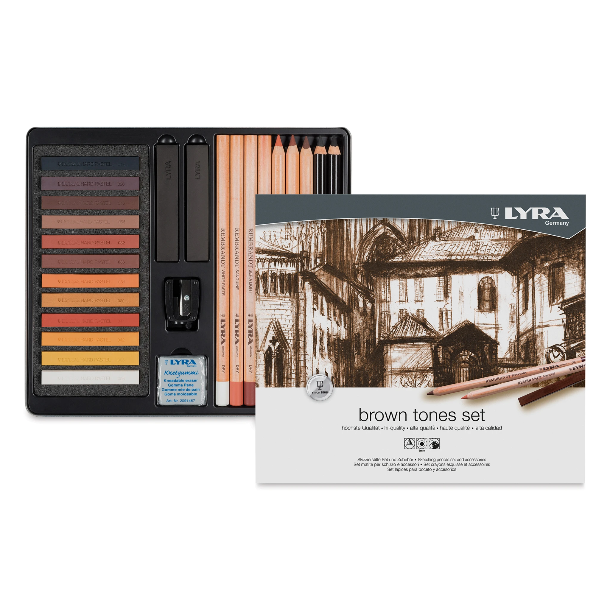 Lyra Brown Tones Sketching Set 3 Lyra Brown Tones Sketching Set