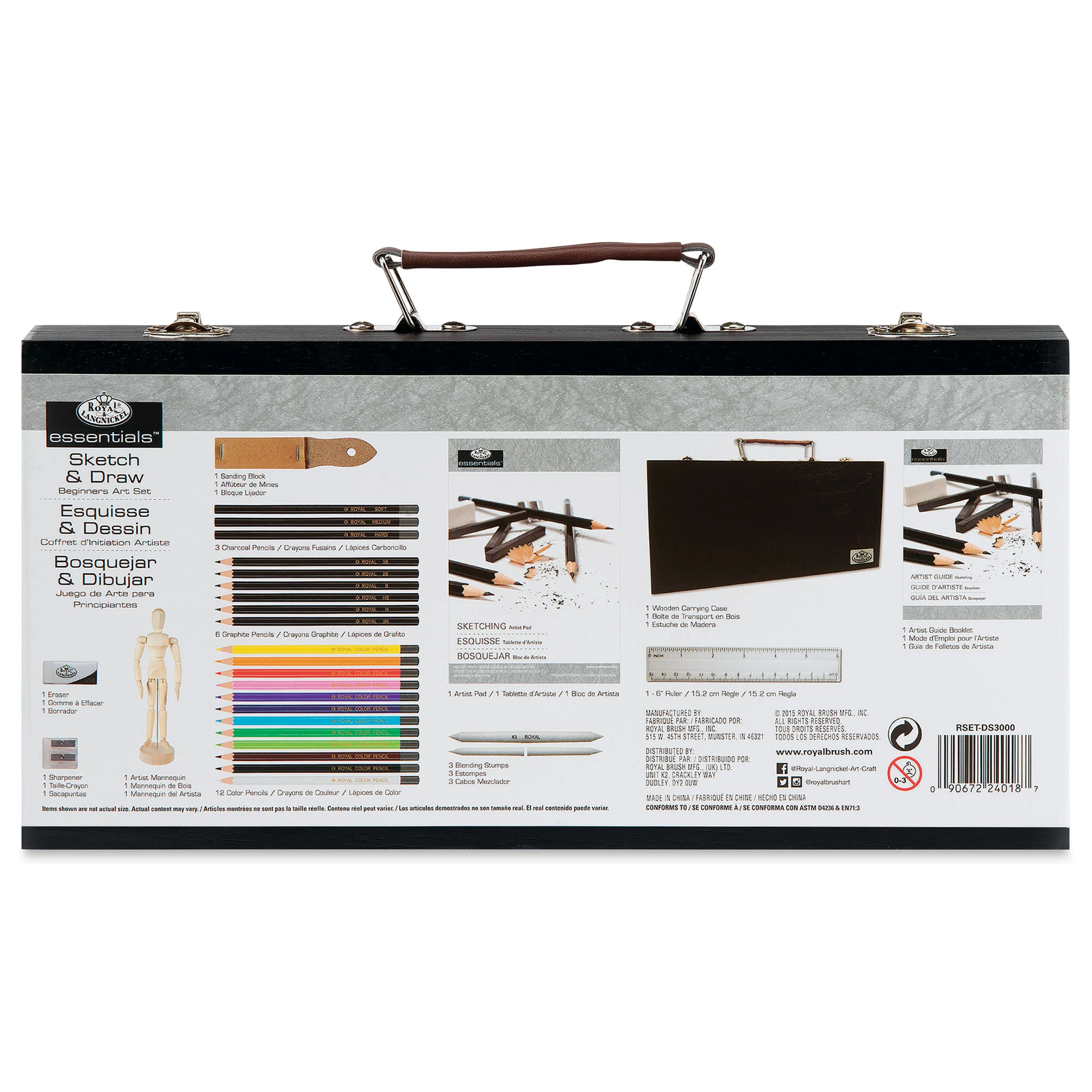 Royal & Langnickel Essentials Sketch & Draw Beginners Art Set 6 Royal & Langnickel Essentials Sketch & Draw Beginners Art Set - Image 4