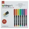 Kingart Pro Coloring Brush Pen Sets -DRAWING SUPPLIES shop 87319 1249 M 4ww